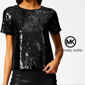Michael Kors sequin crop top